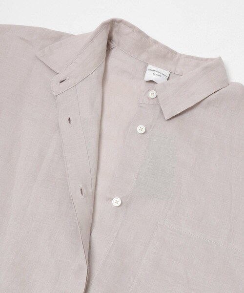 URBAN RESEARCH DOORS(アーバンリサーチドアーズ)の「リネンオーバーシャツ(シャツ/ブラウス・レディース・STRIPE/PINK/L.GRAY・Free)」の13枚目の写真