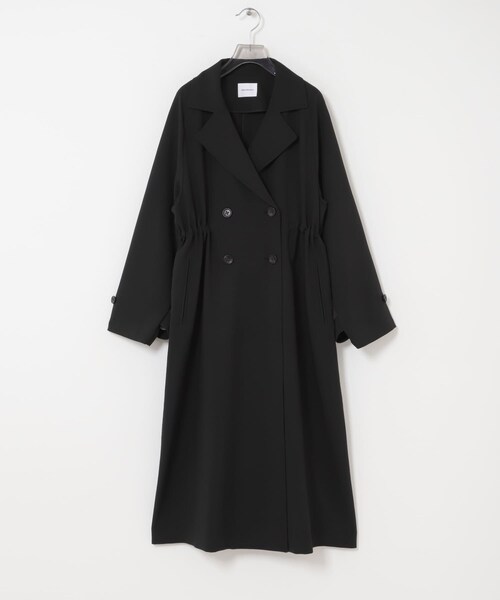 URBAN RESEARCH(アーバンリサーチ)の「『撥水/UVカット』ドロストトレンチコート(ステンカラーコート・レディース・GREGE/BEIGE/BLACK・36/38)」の12枚目の写真