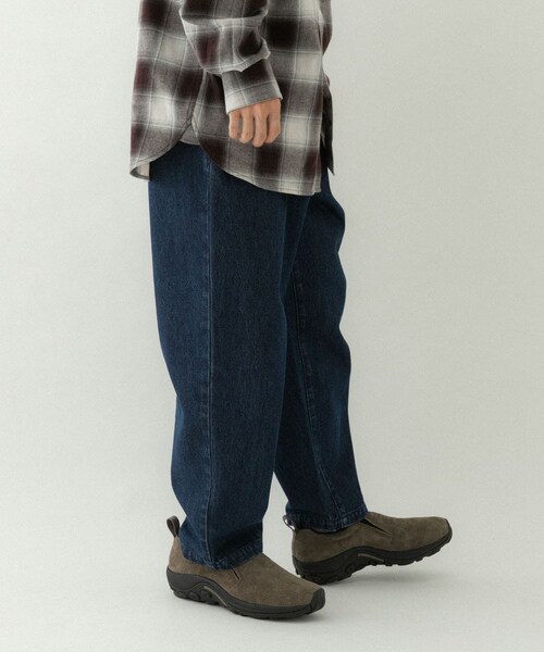 EKAL（エカル）の「ツータックデニムトラウザー（デニムパンツ・メンズ・O.W/USED・M/L）」の6枚目の写真