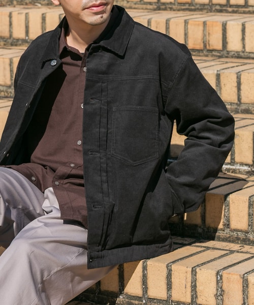 URBAN RESEARCH ROSSO（アーバンリサーチロッソ）の「『XLサイズあり』リラックスコーデュロイブルゾン（ブルゾン・メンズ・KHAKI/MOCHA/BLACK・M/L/XL）」の20枚目の写真