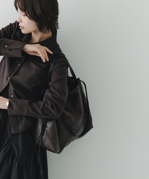 RODE SKO（ロデスコ）の「ウォッシャブル2WAYトートバッグ（トートバッグ・レディース・BLACK/BROWN/D.SILVER・One）」の22枚目の写真