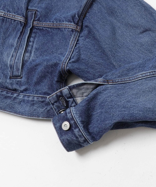 URBAN RESEARCH（アーバンリサーチ）の「KURO　POWER SHOULDER DENIM JACKET（デニムジャケット・レディース・INDIGO・1）」の6枚目の写真