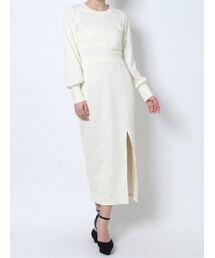 RESEXXY | ステッチスウェットワンピース(ワンピース)