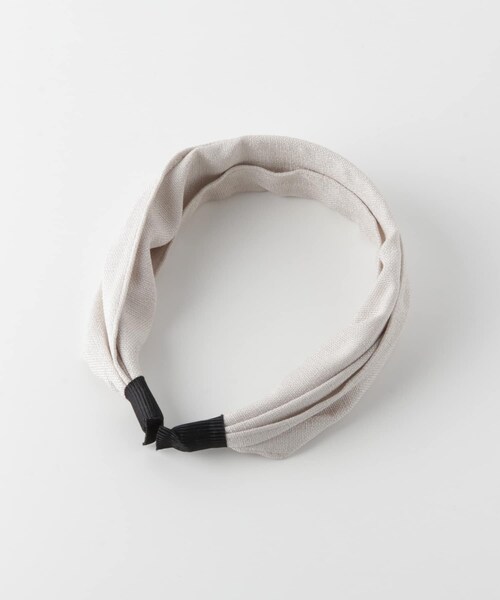 URBAN RESEARCH Sonny Label（アーバンリサーチサニーレーベル）の「ワイドカチューシャ（カチューシャ・レディース・ベージュ/ブラック・one）」の6枚目の写真