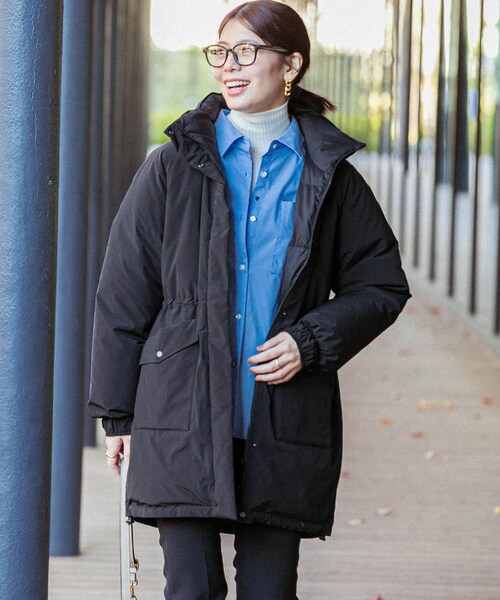 URBAN RESEARCH ROSSO（アーバンリサーチロッソ）の「F by ROSSO　撥水リバーシブルロングダウン（その他アウター・レディース・BROWN/BLACK・Free）」の4枚目の写真