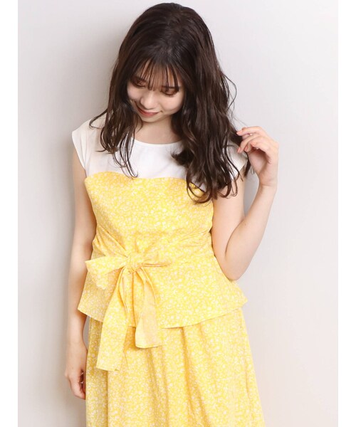 dazzlin（ダズリン）の「CATプリントビスチェトップス（その他トップス・レディース・グリーン/レッド/イエロー・F）」の21枚目の写真