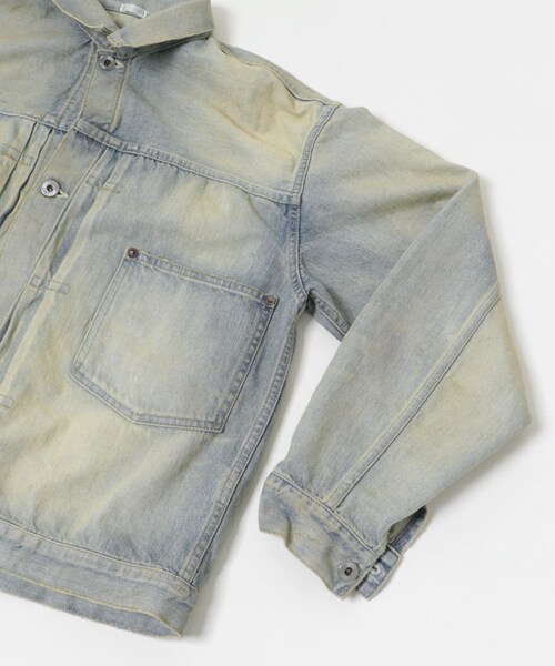 URBAN RESEARCH(アーバンリサーチ)の「A PRESSE 1st Type Denim Jacket(デニムジャケット・メンズ・BLEACH・46/48/50)」の6枚目の写真