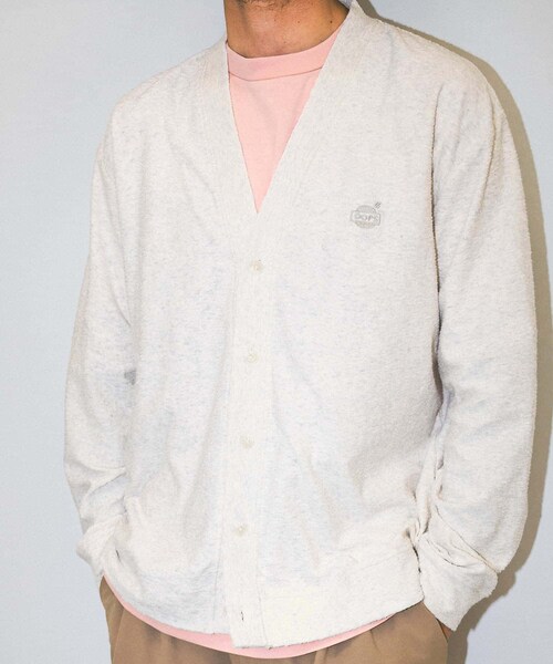 URBAN RESEARCH Sonny Label（アーバンリサーチサニーレーベル）の「OOPS　ランダムパイルカーディガン（カーディガン/ボレロ・メンズ・ベージュ/オートミール/ネイビー・M/L）」の11枚目の写真