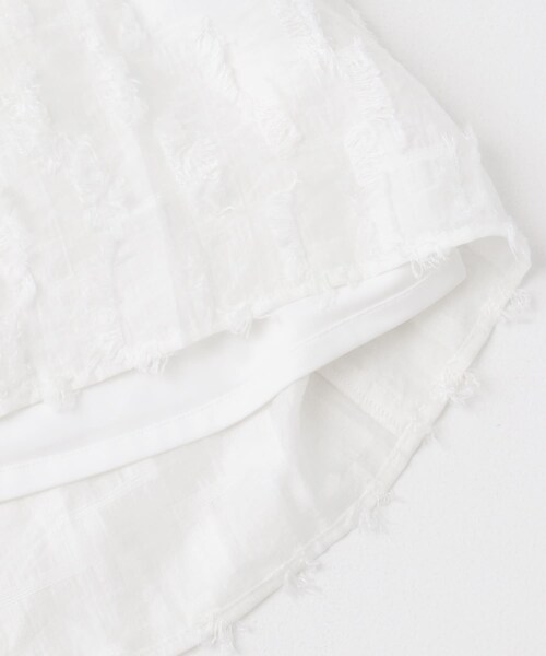 URBAN RESEARCH ROSSO（アーバンリサーチロッソ）の「ジャガードコクーンスカート（スカート・レディース・WHITE/BLACK・36/38）」の12枚目の写真