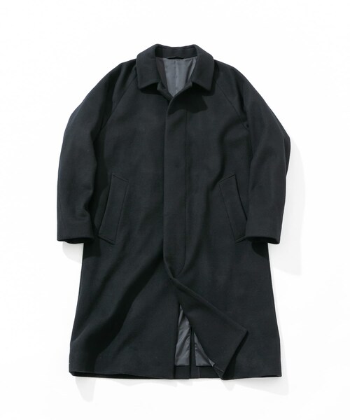 URBAN RESEARCH ROSSO(アーバンリサーチロッソ)の「スーパー100 オーバーバルマカンコート(ステンカラーコート・メンズ・CHARCOAL/NAVY/BLACK・M/L)」の17枚目の写真