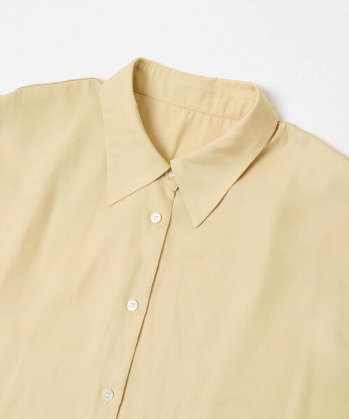 URBAN RESEARCH(アーバンリサーチ)の「レギュラーカラーシルキーシャツ(Tシャツ/カットソー・レディース・OFF/L.BEIGE・FREE)」の21枚目の写真
