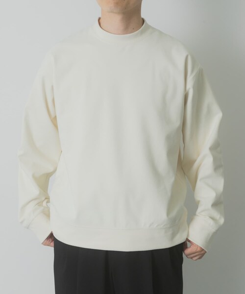 ITEMS URBANRESEARCH（アイテムズ アーバンリサーチ）の「360°stretch起毛トップス（スウェット・メンズ・OFF/BRN/BLK・M/L）」の9枚目の写真