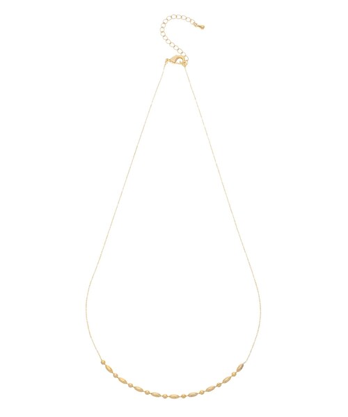 RESEXXY（リゼクシー）の「シャイニーチェーンメタルボールネックレス（ネックレス・レディース・シルバー/ゴールド・F）」の2枚目の写真