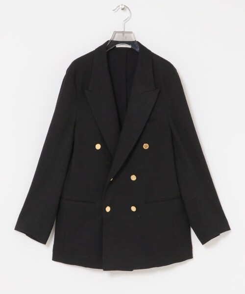 URBAN RESEARCH(アーバンリサーチ)の「COUTURE D’ADAM DOUBLE JK SUMMER TWEED(テーラードジャケット・レディース・BLACK・38)」の2枚目の写真