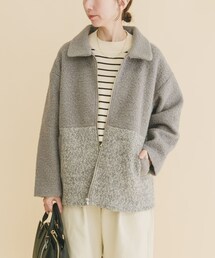 ITEMS URBANRESEARCH | ボア切替ジャケット(テーラードジャケット)