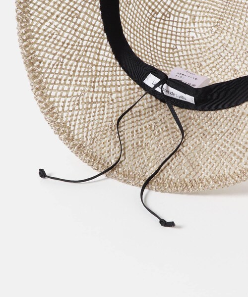 URBAN RESEARCH DOORS（アーバンリサーチドアーズ）の「『WEB限定』La Maison de Lyllis　ポット（ハット・レディース・SMOKEBROWN/NATURAL・57）」の7枚目の写真