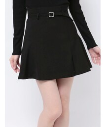 MERCURYDUO | 【小澤美里コラボ】ベルト付スリットミニスカパン(その他パンツ)