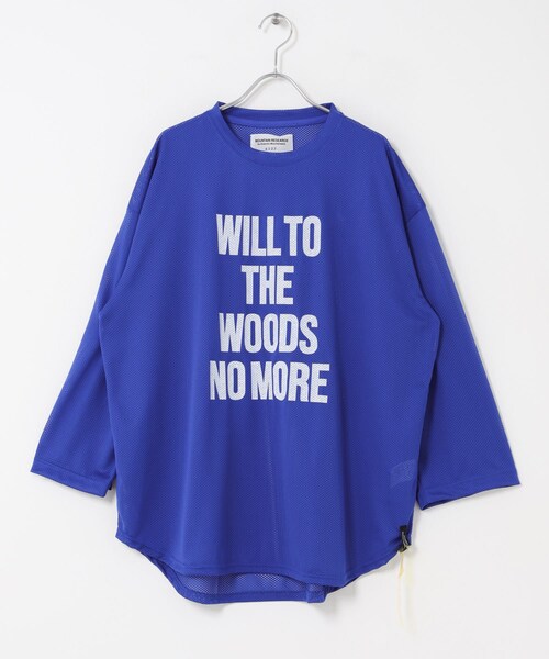 EKAL（エカル）の「mountain research　Mesh B.B.（Tシャツ/カットソー・メンズ・Blue/Black・M/L）」の12枚目の写真