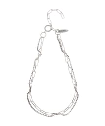 EATME | ビジューダブルチェーンネックレス(ネックレス)