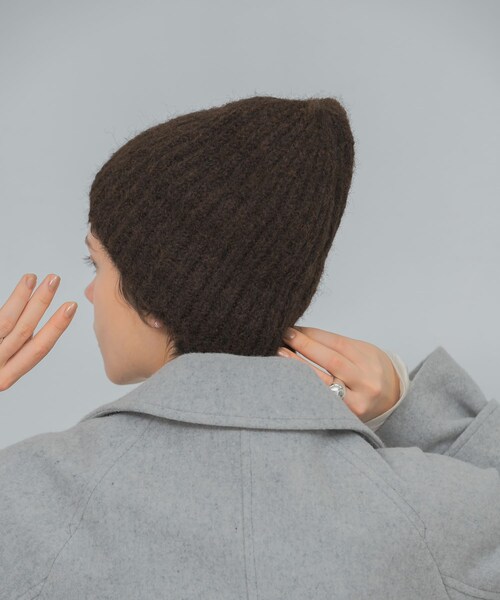 URBAN RESEARCH（アーバンリサーチ）の「ニット帽（ニットキャップ/ビーニー・レディース・BROWN/NAVY/CHARCOAL・FREE）」の17枚目の写真