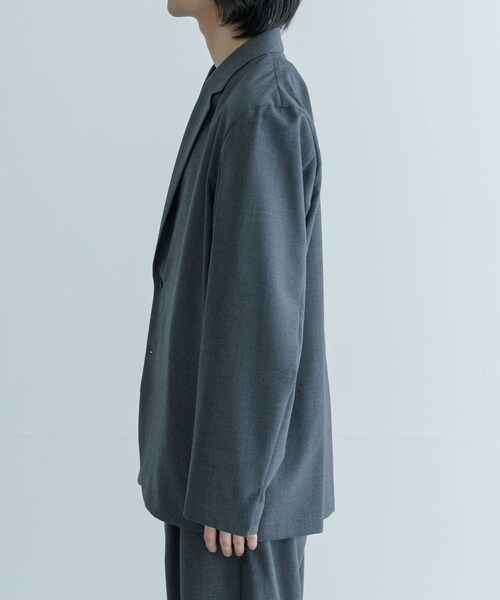 URBAN RESEARCH(アーバンリサーチ)の「ATON WOOL TROPICAL TAILORED JACKET(テーラードジャケット・メンズ・303 T.GRAY/005 BLK・4/6)」の11枚目の写真