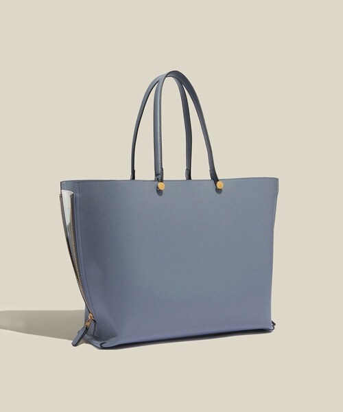 ROPE'(ロペ)の「【E'POR】Y BAG Wide/A4対応・通勤(トートバッグ・レディース・ベージュ/ブルー系・F)」の10枚目の写真