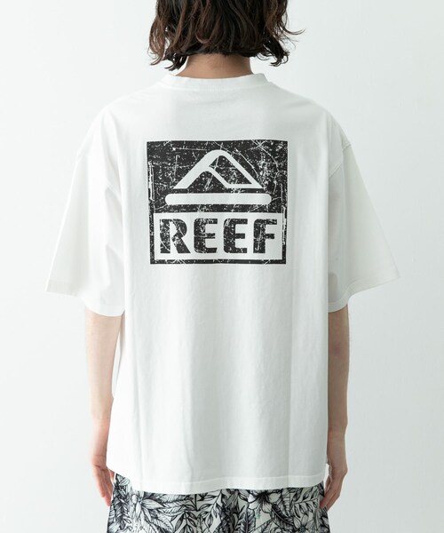 URBAN RESEARCH Sonny Label（アーバンリサーチサニーレーベル）の「REEF　BOX LOGO SHORT-SLEEVE T-SHIRTS（Tシャツ/カットソー・メンズ・WHT/BLK/PNK・M/L）」の5枚目の写真