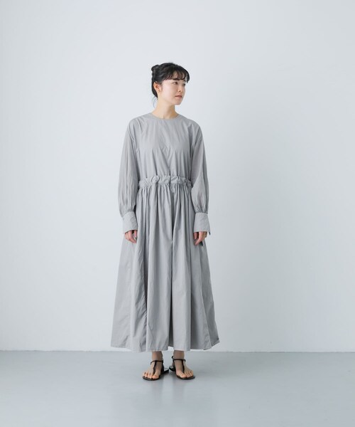 かぐれ（カグレ）の「COSMIC WONDER　Suvin cotton farmer dress（ワンピース・レディース・Ashvioletj/Black・1）」の13枚目の写真