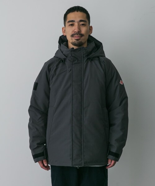URBAN RESEARCH DOORS（アーバンリサーチドアーズ）の「DANTON　ARMY HOODED JACKET（テーラードジャケット・メンズ・GREY/BLACK/NAVY/LT.BEIGE/OLIVE/IVORY・S/M/L）」の16枚目の写真