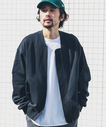 URBAN RESEARCH Sonny Label | 裏毛スウェットMA-1ブルゾン(MA-1)