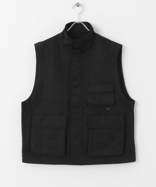 SENSE OF PLACE by URBAN RESEARCH(センスオブプレイスバイアーバンリサーチ)の「マルチポケットトラックベスト(テーラードジャケット・メンズ・BLACK/BLUE・M/L)」の11枚目の写真