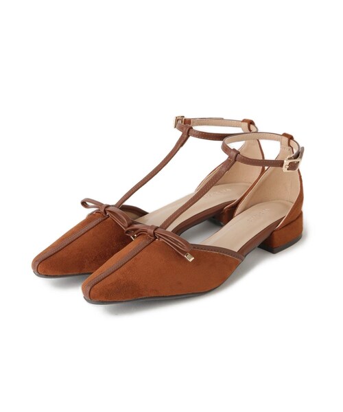 VIS(ビス)の「Tストラップリボンパンプス(パンプス・レディース・ブラック/キャメル・L/M/S)」の18枚目の写真