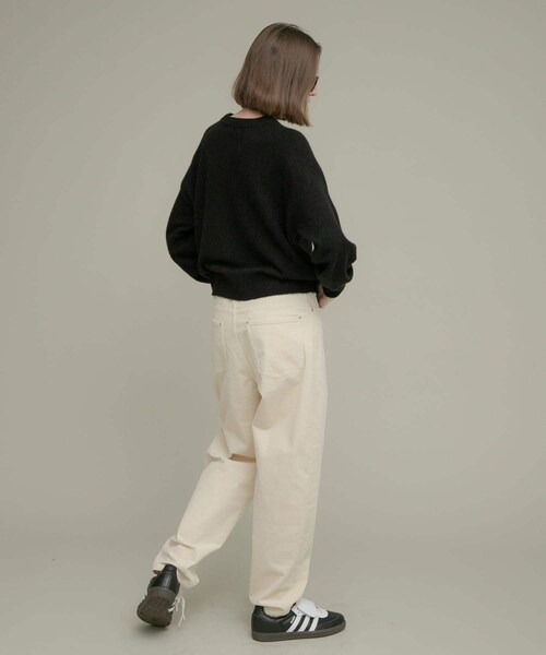 URBAN RESEARCH Sonny Label（アーバンリサーチサニーレーベル）の「フラッフィータッチクルーネックニットプルオーバー（ニット/セーター・レディース・杢グレー/ミント/ブラック・FREE）」の11枚目の写真