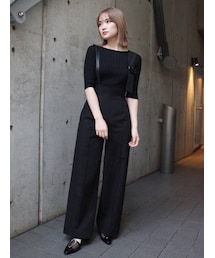 MURUA | ハイウエストロンパース(つなぎ/オールインワン)