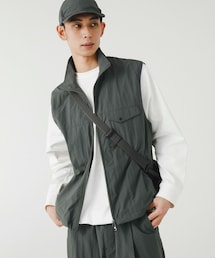 EKAL | 『撥水/接触冷感/UR TECH』ナイロンタッサーベスト(ベスト)