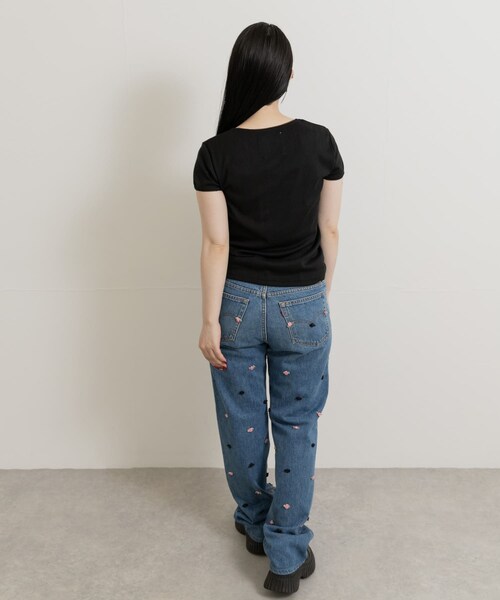 THE GOODLAND MARKET（ザグッドランドマーケット）の「neith.tokyo　Upcycling Flower Denim（デニムパンツ・レディース・Assort 1/Assort 2/Assort 3・one）」の9枚目の写真
