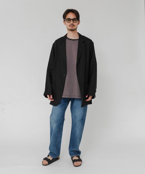 URBAN RESEARCH(アーバンリサーチ)の「『別注』CHEMISE D'ADAM×URBAN RESEARCH SHIRTS JACKET SINGLE(テーラードジャケット・メンズ・BLACK/BLUE/BROWN・38/40/42)」の7枚目の写真