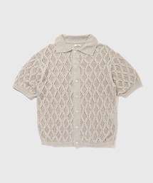 ADAM ET ROPE' | 【Allege/アレッジ】Lace Hole Knit S/S Shirts(ニット/セーター)