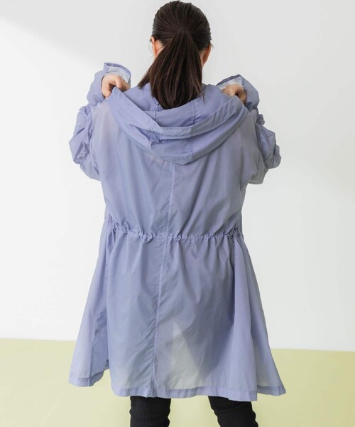 URBAN RESEARCH Sonny Label（アーバンリサーチサニーレーベル）の「SLAB Sheer Blouson（テーラードジャケット・レディース・ブルー/ベージュ/チャコール・FREE）」の10枚目の写真