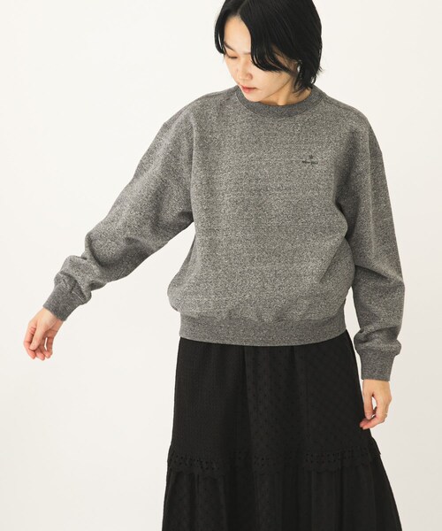 URBAN RESEARCH DOORS（アーバンリサーチドアーズ）の「『別注』Snow Peak Apparel ×DOORS　RecycledCottonSweat（スウェット・レディース・GRAY/BLACK/BROWN・One）」の22枚目の写真