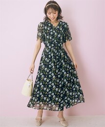 marun | 大きいサイズフラワープリントワンピースmarun(ワンピース)