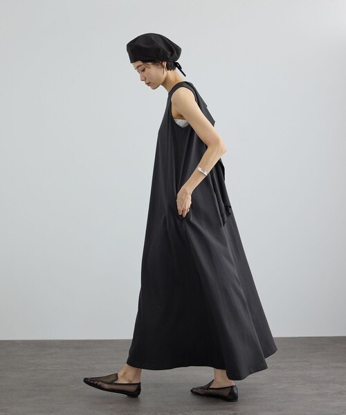 ADAM ET ROPE'（アダムエロペ）の「【ONIT（オニット）】HOPSACK BERET（ハンチング/ベレー帽・レディース・ブラック・F）」の7枚目の写真