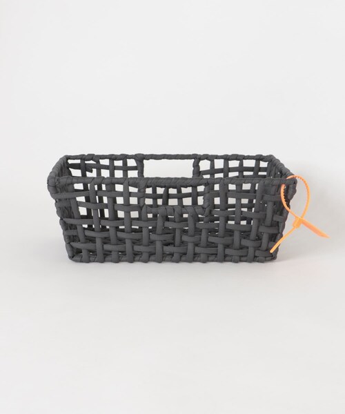 URBAN RESEARCH DOORS(アーバンリサーチドアーズ)の「BRID ROUGH KNIT BASKET WIDE S(収納グッズ・メンズ・GY/BE・S)」の9枚目の写真