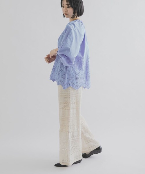 THE GOODLAND MARKET（ザグッドランドマーケット）の「FANAKA　レースパンツ（その他パンツ・レディース・OFF WHITE・Free）」の7枚目の写真