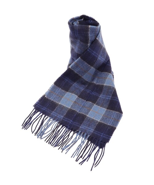 【Ca】BARBOUR TARTAN LAMBSWOOL