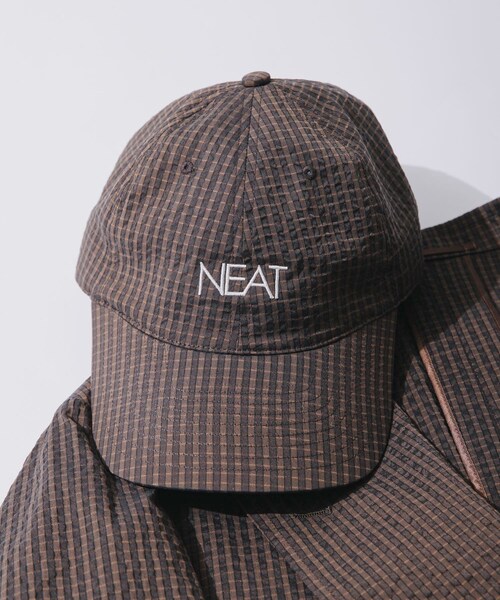 URBAN RESEARCH（アーバンリサーチ）の「『別注』NEAT×URBS　DOT'S SEERSUCKER CAP（キャップ・メンズ・BLACK/BROWN・One）」の18枚目の写真