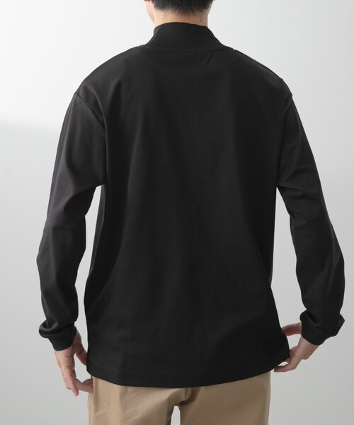 ITEMS URBANRESEARCH（アイテムズ アーバンリサーチ）の「Fine Cotton ハイネック カットソー（Tシャツ/カットソー・メンズ・WHT/BLK・M/L）」の18枚目の写真