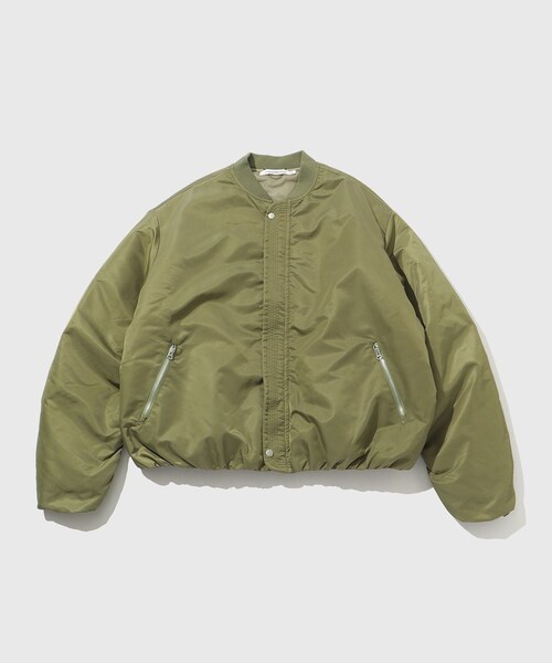 SandWaterr/サンドウォーター】RESEARCHED PADDED BLOUSON / NYLON SATIN
