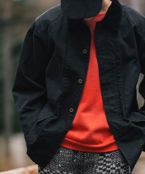 URBAN RESEARCH(アーバンリサーチ)の「Gurank CH hunting jk(カバーオール・メンズ・BLK・2/3)」の4枚目の写真