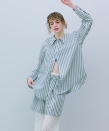 THE GOODLAND MARKET | cwtch STRIPE 2WAY SHIRT(シャツ/ブラウス)